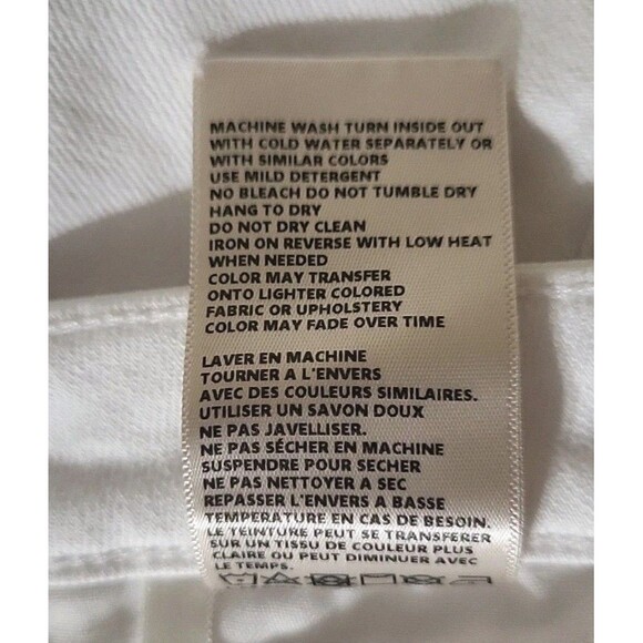 L'Agence Draya High Rise Slim Straight Jeans - Blanc MSRP $315 NWOT 24 Holiday - Picture 11 of 12